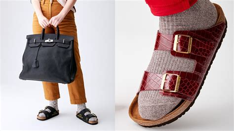 birkenstocks made from birkin bags.